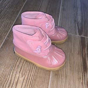 Sperry pink Duck boot